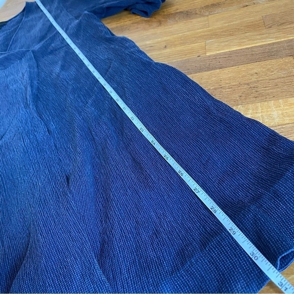 COS Women Blue Cupro Short Sleeves Mini Dress Size 2 - Picture 8 of 8